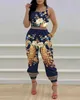 Dames tweedelige broek Pants Dames lente/zomer nieuwe forens strap leggings jumpsuit maat plus tweedelige sets
