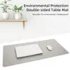 Large Size Office Desk Protector Mat PU Leather Waterproof Mouse Pad Desktop Keyboard Desk Pad Gaming Mousepad PC Accessories 240429