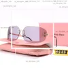 Mui Mui Lunettes de soleil Lunettes de soleil Designer pour femmes verres de soleil ovales de haute qualité rétro Luxury Small Round Sunglass Nouveau produit prescription Miui Glasse 9412