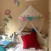 Kinder Bett Banopie Zelt Baby Krippe Moskitonetz Gaze Vorhang Kleinkind Girl halbrunde Kuppel Reading Ecke Spielhaus Kinder Teepee 240416