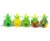 Raucherrohre Ganz kleiner Ananas Schlüsselbund Raucherzubehör kreative Silikonhandpfeife Tabak Pyrex Buntes Bubbler WI2670963