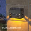 Украшения 2/4 шт. Солнечная настенная лампа на открытом воздухе водонепроницаем