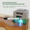 Macchina incisione a fuoco a fuoco laser da 5 W Bluetooth Mini Laser Focus inciso