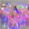 Party Favor Princess Light-Up Magic Ball Glow Sticks Witch Wizard Led Wands Halloween Chrismas Rave Toy dla dzieci Drop dostawa dhosc