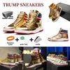 Trump T Basketball Casual schoenen The Never Surrender High-Tops Designer Shoes TS Running Gold Custom Men Outdoor Sneakers Comfort Sport Outdoor veter-up trendy TT1