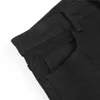 Męskie dżinsy męskie dżinsy elastyczne ciasne dżinsowe spodnie solidny czarny niebieski jesienny lato luksusowy ulica Hip-hop w stylu Hip-hop w stylu ultra-cienkie spodnie Q240427