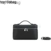 Loro Piano Bag 9a Качественные женские мешки Bento Box Loro Pianaly Fashion Extra Pocket L19 Подлинный кожа