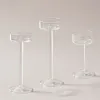 Candles Glass Candle Holders Set Tealight Candle Holder Home Decor Wedding Table Centerpieces Crystal Holder Dinner table setting