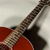 J45 Guitare acoustique de brillance rouge à vin standard