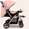 Kinderwagen# 0-3-jährige Baby Kinderwagen High Landscape Bidirectional Folding Multifunktional neuer Einzelknopf Q240429