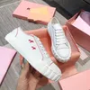 Роскошная мода MM Brand Sneakers Designer Low Top Loade Lebene Leather Canvas Thane Trainer Trainer Dreshate Casual Party Trape Supes Размер 35-40