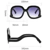 Occhiali da sole Nuova telaio grande a forma ovale Designer da donna Designer Fashion Sun Glasses da sole da sole Outdoor Hip-Hop Eyewear Uv400 Oculos H240429