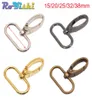 10pcslot 15202532mm38mm Metal Snap Hook Lobster Clasp Collar Carabiner Belt Buckles Diy Keychain Bag Part Accessories3199315