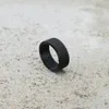 Полосы кольца недавно разработанные шириной 8 мм кольцо из нержавеющей стали титановое кольцо деформируемое сетчатое аксессуар J240429