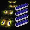 Décorations 30 étape d'énergie solaire légère jardin extérieur solaire de pont légère souterraine projecteur léger enterré la lampe à LED solaire décoration de jardin décoration