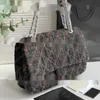 Moda donanımı longchammp vintage tote omuz tasarımcısı büyük çift kapitone çanta çanta açık seyahat crossbody denim lüks 4 nxap