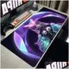 Pads de ratones Muñecas de muñeca Mats de almohadilla de luna de marinero Mousepad xxl Deskmat Computadora y oficina Mat de escritorio grande Juego de juego Playmat Deskpad Ga Otbkz