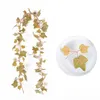 Decoratieve bloemen Natuurlijke stijl Leaf Vine herbruikbare realistische gesimuleerde voor herfst thuisfeestdecoratie