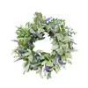 Decoratieve bloemen 16 inch voordeur veer krans muur decoratie multipurpose zomer handgemaakt voor raam veranda lichtgewicht duurzaam