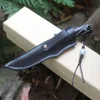 Custom 7CR13MOV Steel Tactical Self-defense Knife Fixed Blade Outdoor Camping Wooden Handle EDC Survival Tool