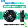 Coolers Magnetic Phone Cooler Mobile Smartphone Fan 15W Wireless Charger MacSafe Cooling Fan for iPhone Heat Sink Games Cell Cellphone