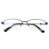 Linsen progressive Multifokus -Lesebrille Blau Licht blockieren Titanantifatigue Vollrahmen Multifokal -Leser Brillen 1.0to4