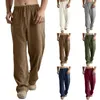 Pantalon masculin New Mens Color Color Line pour automne Breathable Fitness Streetwear S-3XL 5XL 4XL Q240429