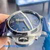 Lazer Wrist Watch Watch Luminor 1950 Série de 44 mm de diâmetro de relógio mecânico automático calendário de exibição de aço de aço masculino PAM01033
