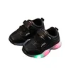 Çocuk spor ayakkabıları bahar aydınlık moda nefes alabilen çocuklar net ayakkabı kızlar hafif koşu ayakkabıları ile led spor ayakkabılar zapatillas 240429