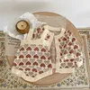 Clothing Sets Baby Clothes Infant Sweaters And Knit Bodysuits Hear Cardigans Baby Coats H240429