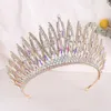 Tiaras in stile diverso abito da sposa abito da sposa corona di tiara ragazze party eleganti accessori per capelli a corona di cristallo.