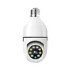 2.4G 5G Wifi E27 Bulb Surveillance IP Camera Night Vision Wireless Home 2MP CCTV Security Camera 4x Digital Zoom Video Indoo