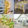 Decorazioni luci fate Idey String da 10 m a LED a LED a LED a LED di vite a foglia di acero impermeabile lampada solare per decorazione da giardino per decorazione da giardino