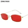 Sunglasses ZXWLYXG New Small Rectangle Women Retro Brand Designer Red Sun Glasses Men Female Unisex H240429