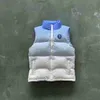 Designer Hoodie Men Veste Veste femmes Vests Same VIET STRYLE TRSPSTAR CHAUDE LE NOUVEAU GRADIENT BLEU BLAND DOWN DOWN Collier sans manches