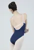 Stage Wear Gymnastics Suite Ballet Dance Practice Niche Design voor de Back Adult Suspender dames één stuk