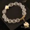 Géométrie de la chaîne Bracelet de bracelet de bracelet de bracelet de bracelet de bracelet à double couche perle de grande couche pour femmes pour femmes bijoux de fête
