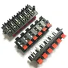 1st/3st Ny AC 50V 3A 12 Way 2 Row Push Release Connector Plate Stereo Högtalar Terminal Strip Block