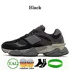 Novo 9060 2002r 550 327 Sneakersmen Women Running Running Shoes Quartz Grey Triple Black Rain Cloud Sea Sal