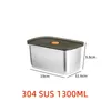 Bento-dozen 250 ml-2900 ml 304 roestvrijstalen lunchbox voedsel Bento Container met deksel vers bijhoudende huishoudelijke lekbestendige opslag Q240427