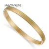 Kaymen Real 316 Rostfritt stål Kärlek Friendship Bangle Cuff Armband för kvinnor Män unisex Uttalande 3300 240410