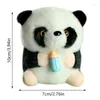 Anahtarlıklar Peluş Panda Sevimli Doll Keyasyonlar Yaratıcı Araba Anahtarları Aksesuarlar Çift çanta Kawaii Anahtarlık Toptan