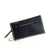 Nieuwe VLogoo Valentyno Women Stud Designer 2024 Schoudertas Tassen enkele portemonnee geklonken koeienhuidketen Square Partition Crossbody Handtas Pols 0fp5