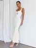 Casual Dresses Womens Elegant Long Cocktail Evening Party Dress Sexy V Neck Cutout Ruched Mermaid Fishtail Maxi Bodycon Formal