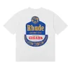 Rhude TシャツデザイナーティーラグジュアリーファッションメンズTシャツ