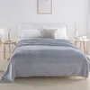Couvertures Simple Velvet Bed Couverture rectangle confortable confort