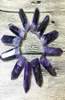 Oost -Chinese Zee Natural Purple Crystal Single Pointed Column Dream Amethyst Mineral Specimen Office Ornament Original Stone T50G3686071
