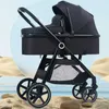 Kinderwagen# hoher Landschaftswagen Multifunktional und leichtes Neugeborene faltbare Zwei-Wege-Childrens-Einstellbare Rückenlehne Q240429