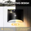 Dekorationer LED Solar Light Outdoor Motion Sensor Wall Lights Waterproof Garden Wall Lamp Solar Power Lighting Decorative Wall Stapp