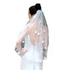 Veli da sposa Flower Girl Veil Pearls with Hair Pett Wedding Accessori bianchi